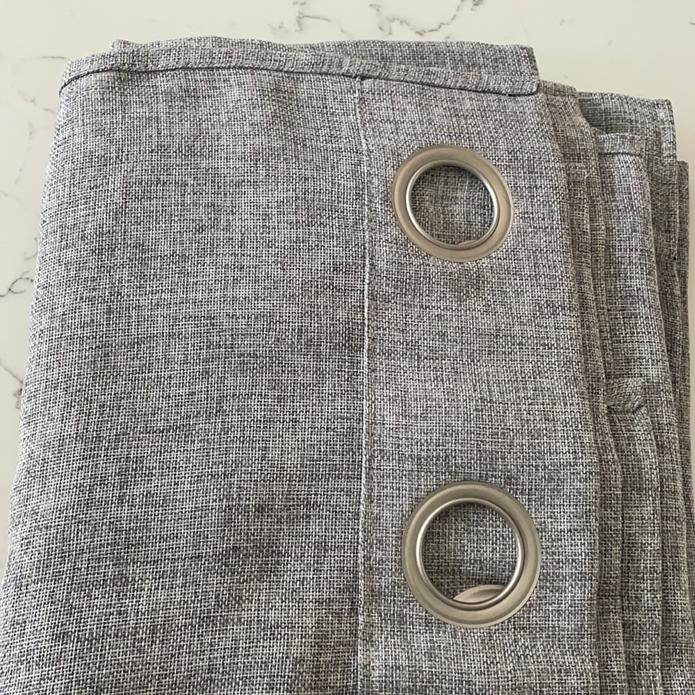 Two panels of curtains